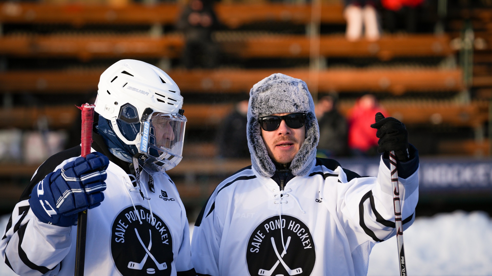 Save Pond Hockey — outdoor rink portrait